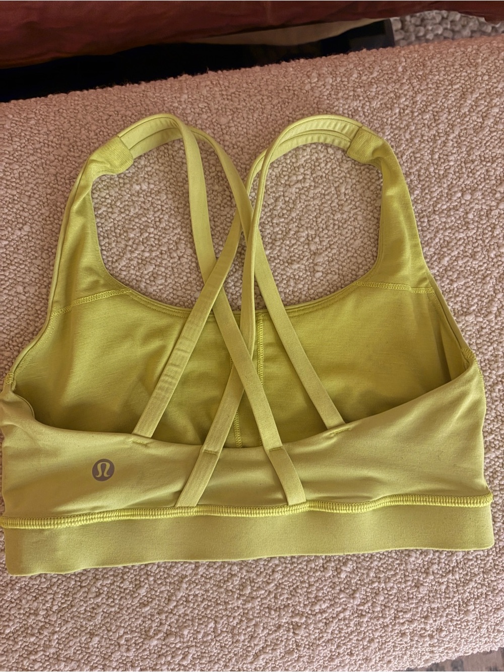 lululemon athletica Strappy Sports Bra in Lime Green